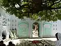 Entrance to grave enclosure within Qutb al-Din Bakhtiyar Kaki's dargah compound.