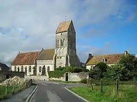 The church in Noron-l'Abbaye