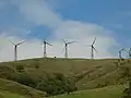 Wind power plant of Tierras Morenas, around Lake Arenal.