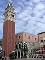 Venice's Doge's palace and campanile