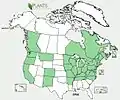 Distribution in North America