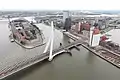 Erasmusbrug: cable-stayed and bascule bridge