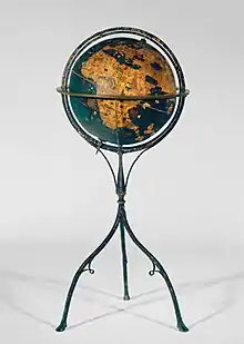 Erdapfel by Martin Behaim, oldest existing globe, 1492–1494