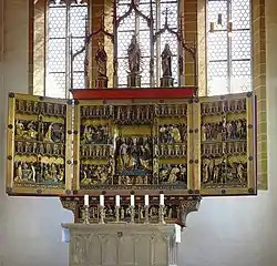 The late-Gothic winged altar
