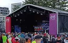 The Eritrea team before the race