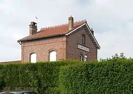 The old railway station of Beaucamps-Erquinghem