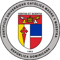 The seal of La Pontificia Universidad Católica Madre y Maestra