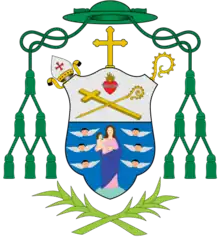 Coat of arms of the Diocese of León in Nicaragua