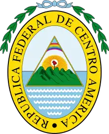 Coat of arms(1824–1841) of Central America