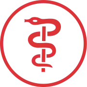 Many medical organizations use the rod of Asclepius as their logo, since it symbolizes the healing arts. This kind of sign is called pictogram The main advantage of a pictogram is that one does not need to be able to read or to understand a particular language in order to be able to understand the information it conveys.
