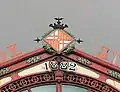 Late 19th century Barcelona coat of arms at Mercat de Sant Antoni, Barcelona