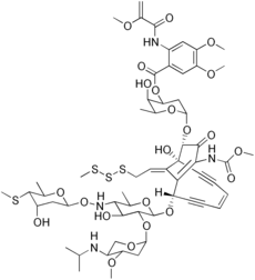 Structural formula of esperamicin A1
