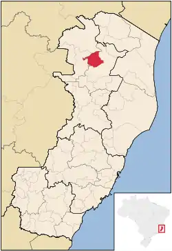 Location of Vila Pavão