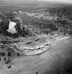PBY Catalinas at the Luganville Seaplane Base February 1942