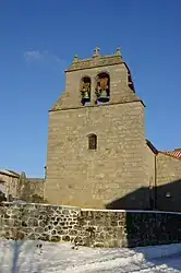 The bell tower in Esplantas