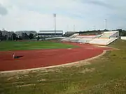The main stand in the Estádio Municipal de Albufeira