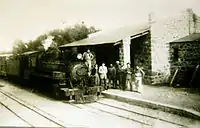 Boca de la Zanja station, c. 1930