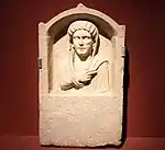 Funerary stela, 3rd-4th century, marble