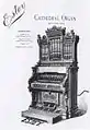Cathedral organ with pipe-top (1890, a style)