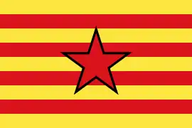 Estrelada aragonesa (Aragonese nationalist flag)