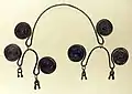 Iron Age, Piceno, Mid-Adriatic and Southern Italian jewellery, c. 800-690 BC, breastplate with pendants