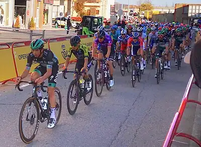 Peloton in Stage 9