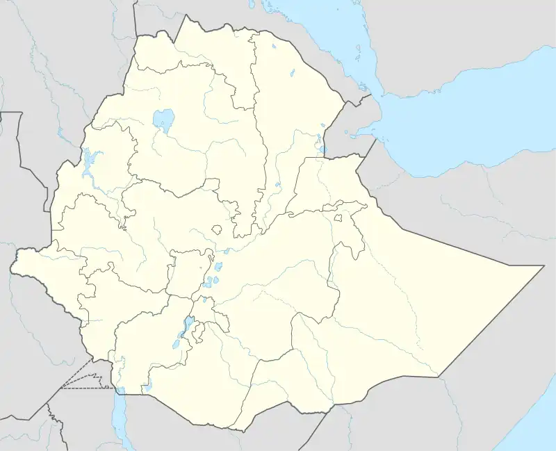 Geladin is located in Ethiopia