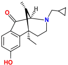 Chemical structure of ethylketocyclazocine.