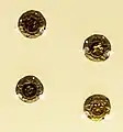Etruria, goldsmiths of the classical and late classical period, 4th-2nd century BC, circular rosette decorations