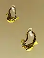 Etruria, goldsmiths from the Hellenistic period, c. 310-100 BC, earrings with doves