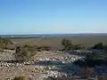 Overlooking coast near Eucla from Eucla Pass