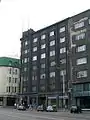 An apartment building on one of the main streets in Tallinn - Pärnu road. The building was built in 1936.