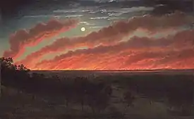 Bush fire between Mount Elephant and Timboon, 1857
