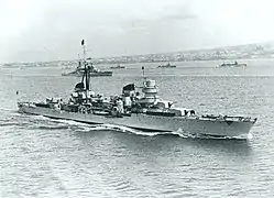 Light cruiser Eugenio di Savoia, Admiral Da Zara's flagship during the battle of Mid-June (1942)