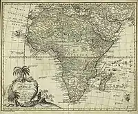 Euler's 1753 map of Africa
