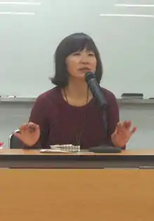 Eun Heekyung lectures at LTI Korea