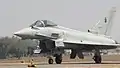 A Eurofighter Typhoon at Aero India 2011