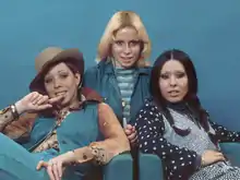 Shokolad, Menta, Mastik in 1976; From left to right: Ruthie Holzman, Leah Lupatin and Yardena Arazi