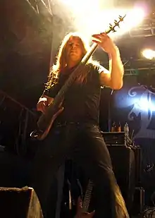 Kainulainen performing with Evergrey, 2008