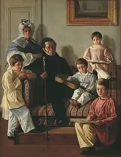 Alexander Bashilov with His Family (1830)