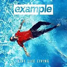 A photo of Example swimming in a pool with clothes on