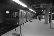 A metro during a test ride