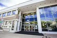 Exterior of Frances Morrison Library