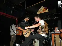 Eye Alaska performing at the Middle East Upstairs in Cambridge, Massachusetts while touring with VersaEmerge