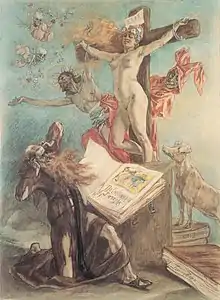 The Temptations of Saint Anthony (1878), by Félicien Rops, Cabinet des Estampes de la Bibliothèque Royale Albert Ier, Brussels.