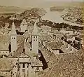 View from the Prague Cathedral in 1867