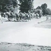 Dayton annual parade. Dayton, Iowa, 1970