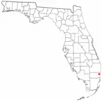 Location of Broadview-Pompano Park, Florida