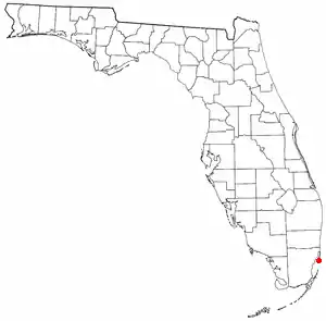 Location of Key Biscayne