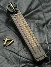 Photo of a loaded FN P90 magazine